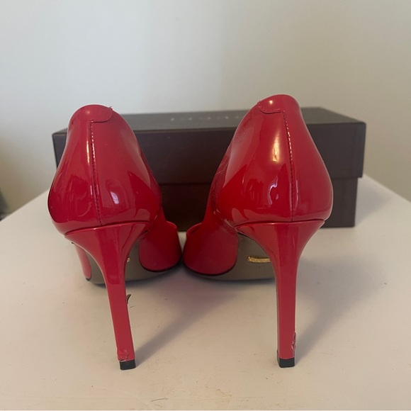 Gucci patent leather shoes heels shocking pink size 36 - Picture 3 of 9